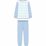 Pijama Infantil Bluey Azul claro