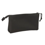 Portatodo Triple Atlético Madrid Negro 22 x 12 x 3 cm