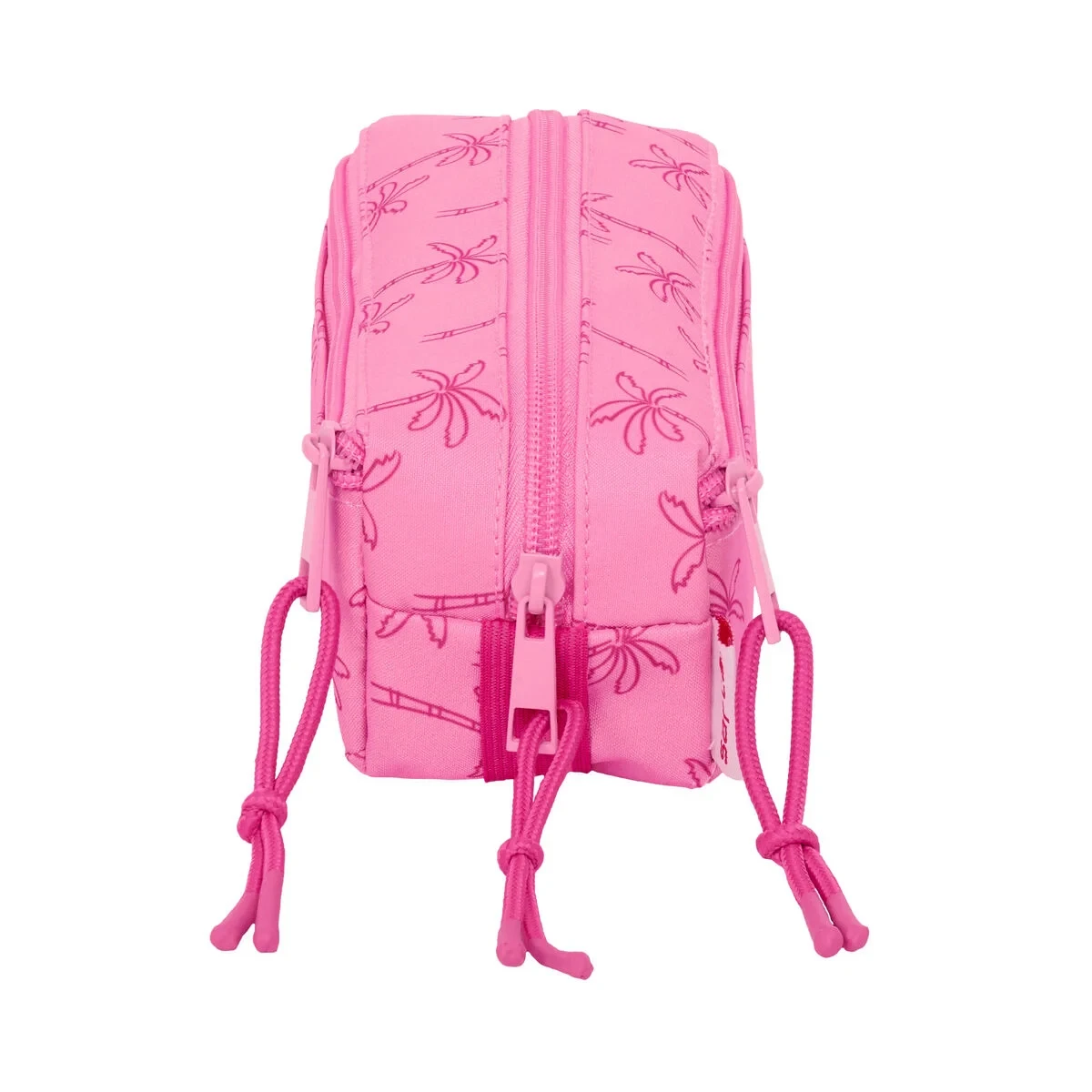 Portatodo Triple Lilo & Stitch Chill Rosa Menta 22 x 8,5 x 6 cm