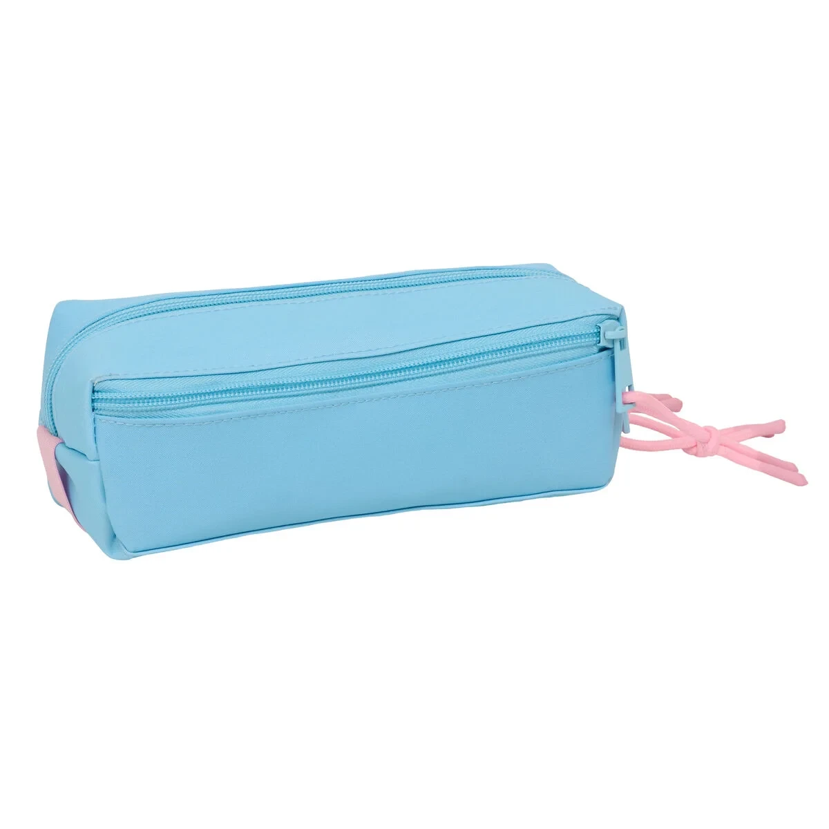 Portatodo Triple Lilo & Stitch Happy Azul cielo 22 x 8,5 x 6 cm