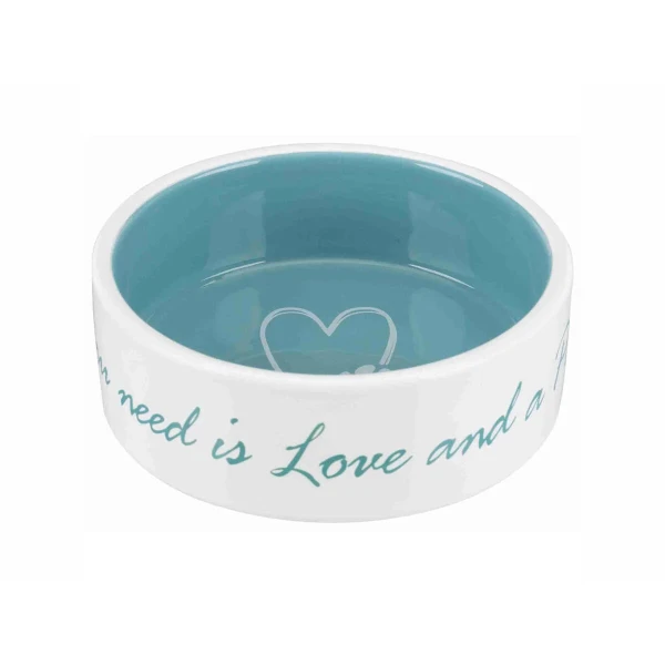 Comedero para Perro Trixie Pet's Home Azul Crema Ø 12 cm 300 ml