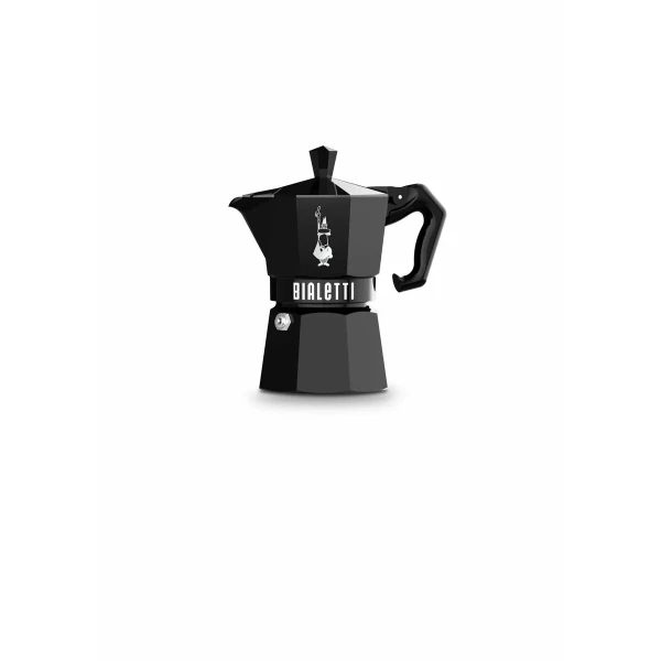 Cafetera Italiana Bialetti MOKA EXCLUSIVE Negro Aluminio 3 Tazas