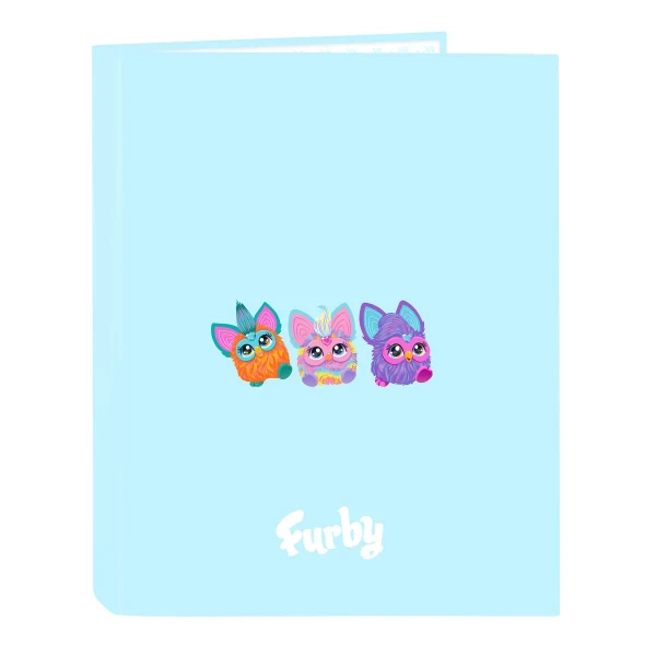 Carpeta Furby Azul cielo A4
