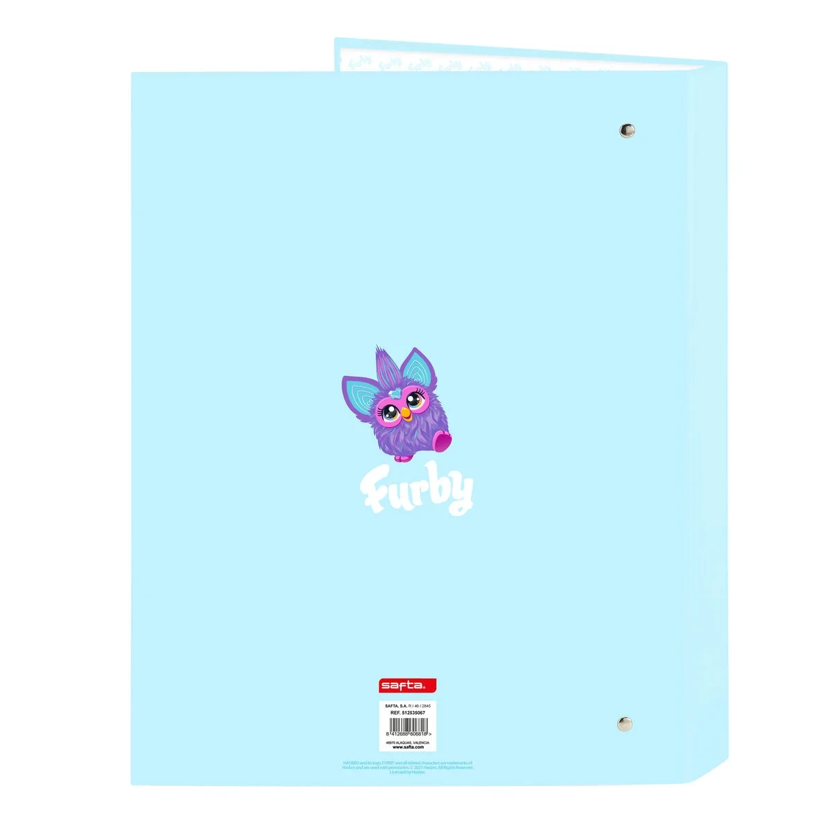 Carpeta Furby Azul cielo A4
