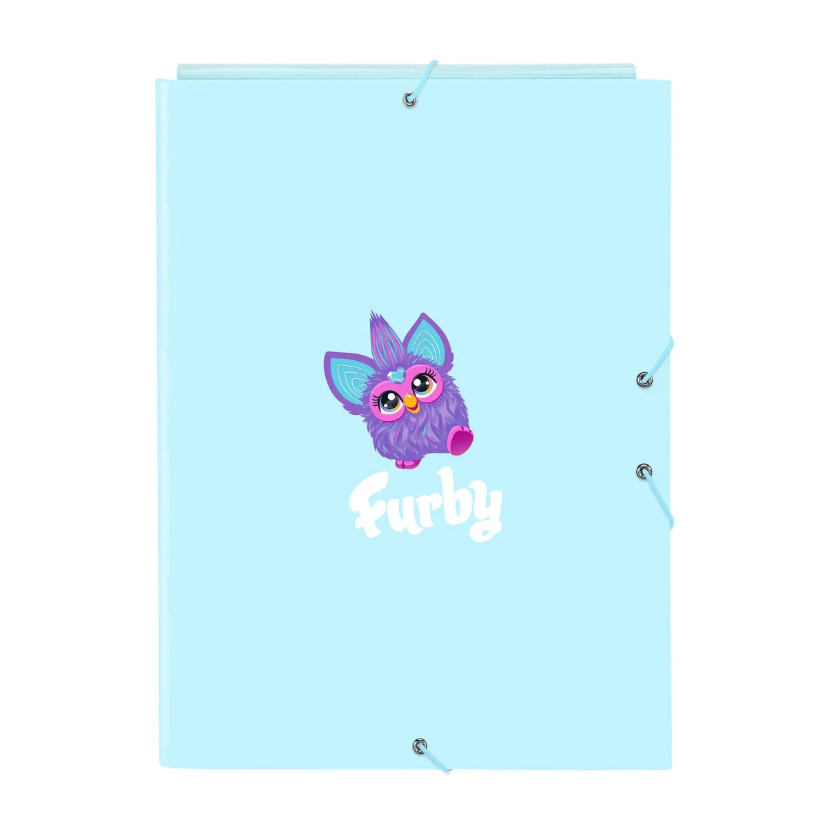 Carpeta Furby Azul cielo A4