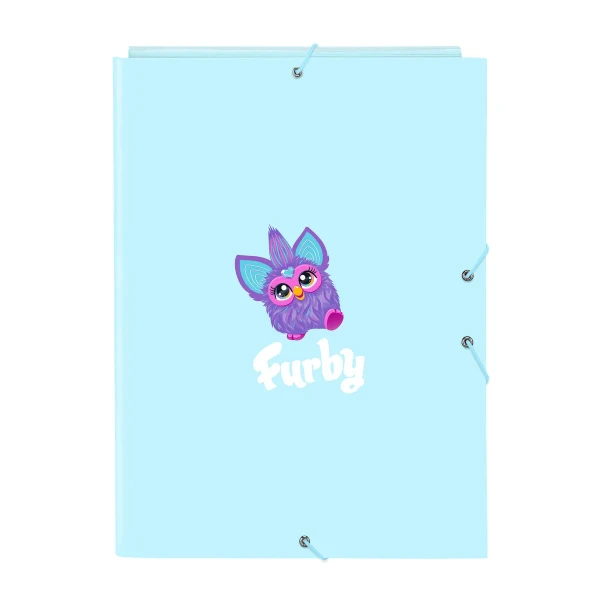 Carpeta Furby Azul cielo A4
