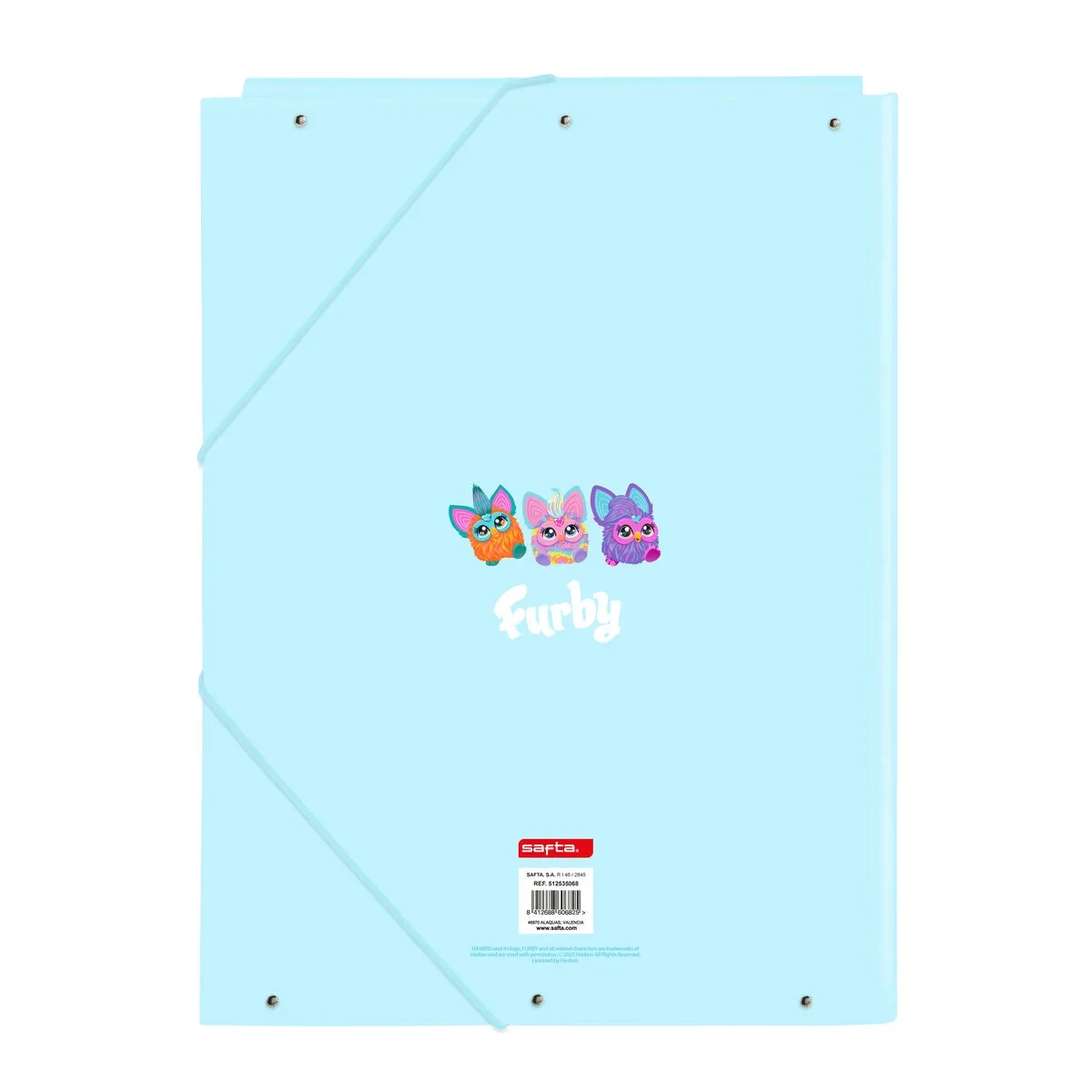 Carpeta Furby Azul cielo A4