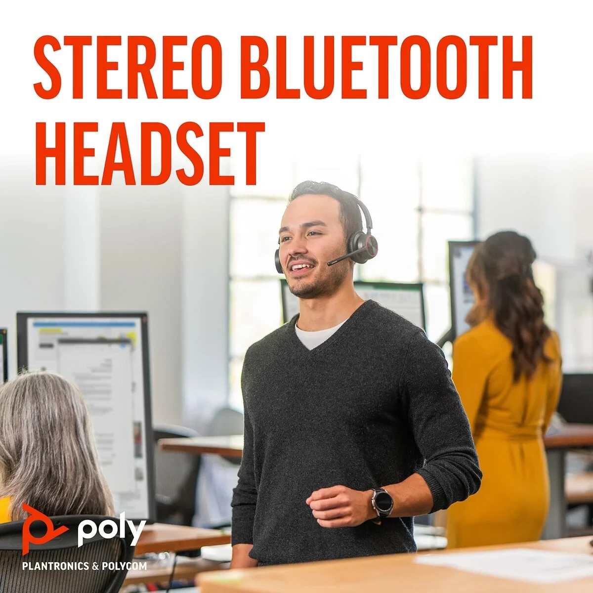 Auriculares Poly 77Y98AA Negro