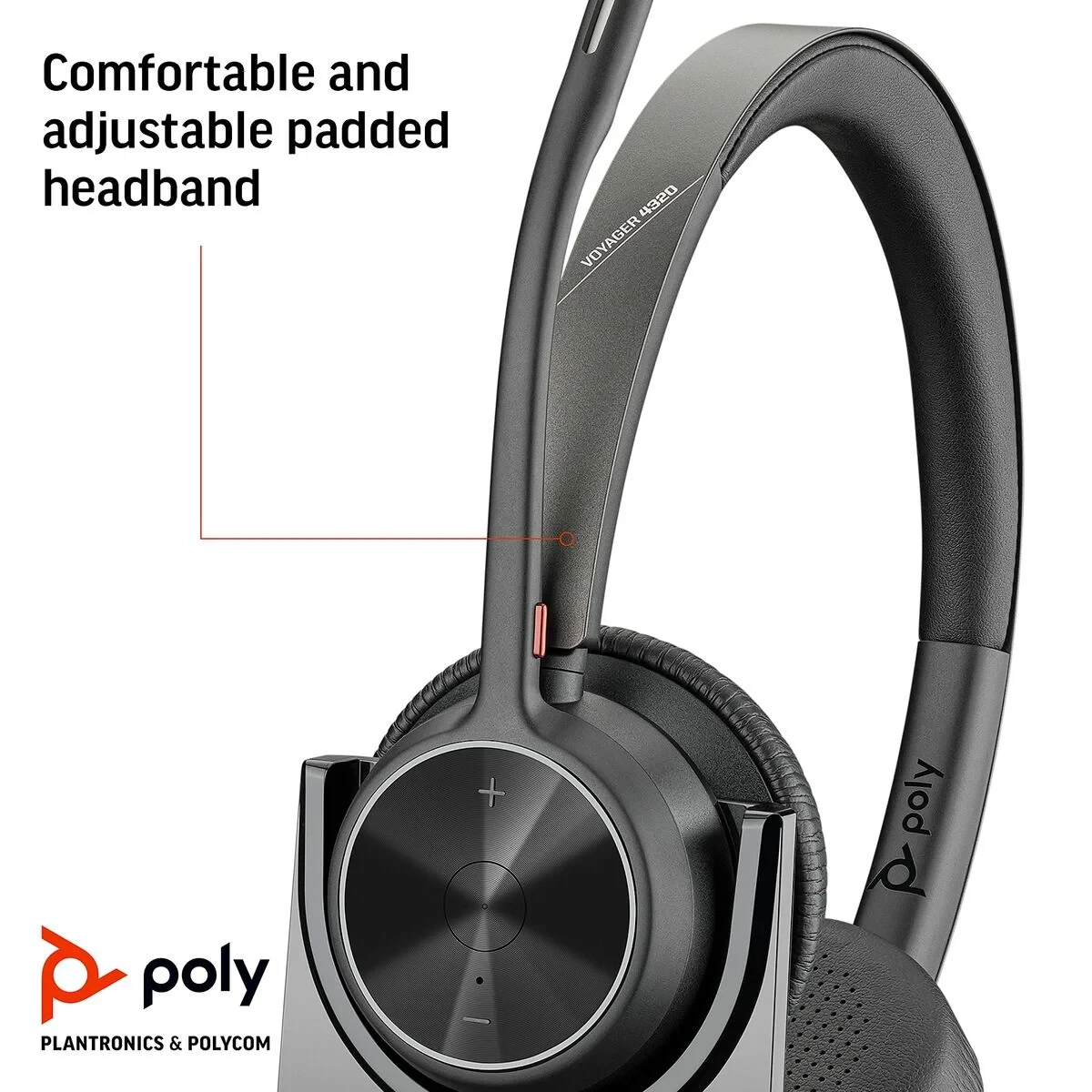 Auriculares Poly 77Y99AA Negro