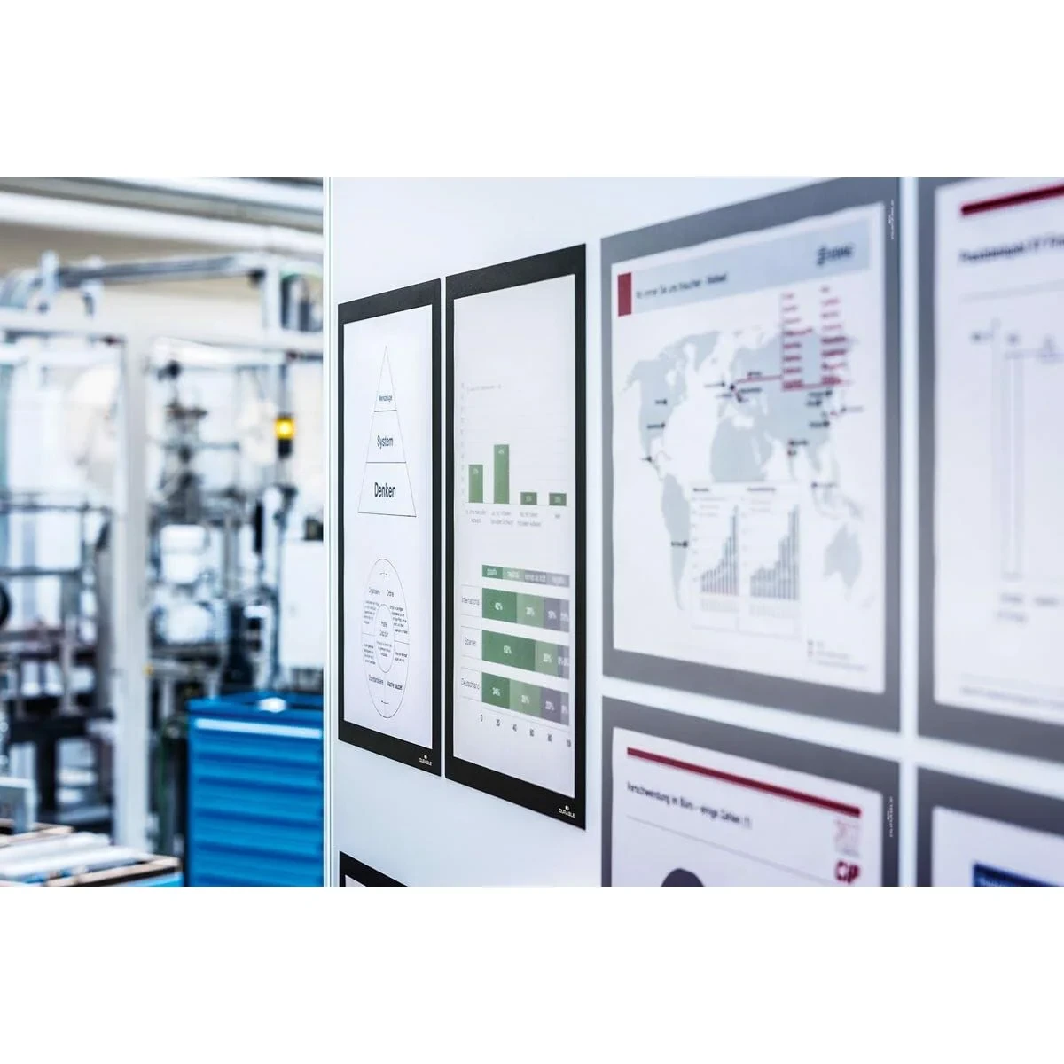 Marco Informativo Durable DURAFRAME MAGNETIC Negro A3 5 Piezas (3 Unidades)