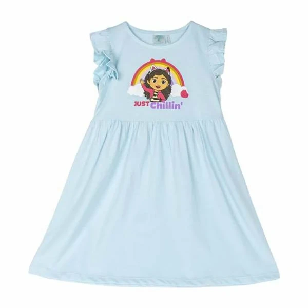 Vestido Gabby's Dollhouse Turquesa