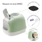 Arenero para Gatos United Pets Verde Polipropileno 40 x 50 cm