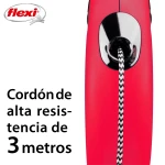 Correa para Perro Trixie Classic XS Rojo XS 3 m