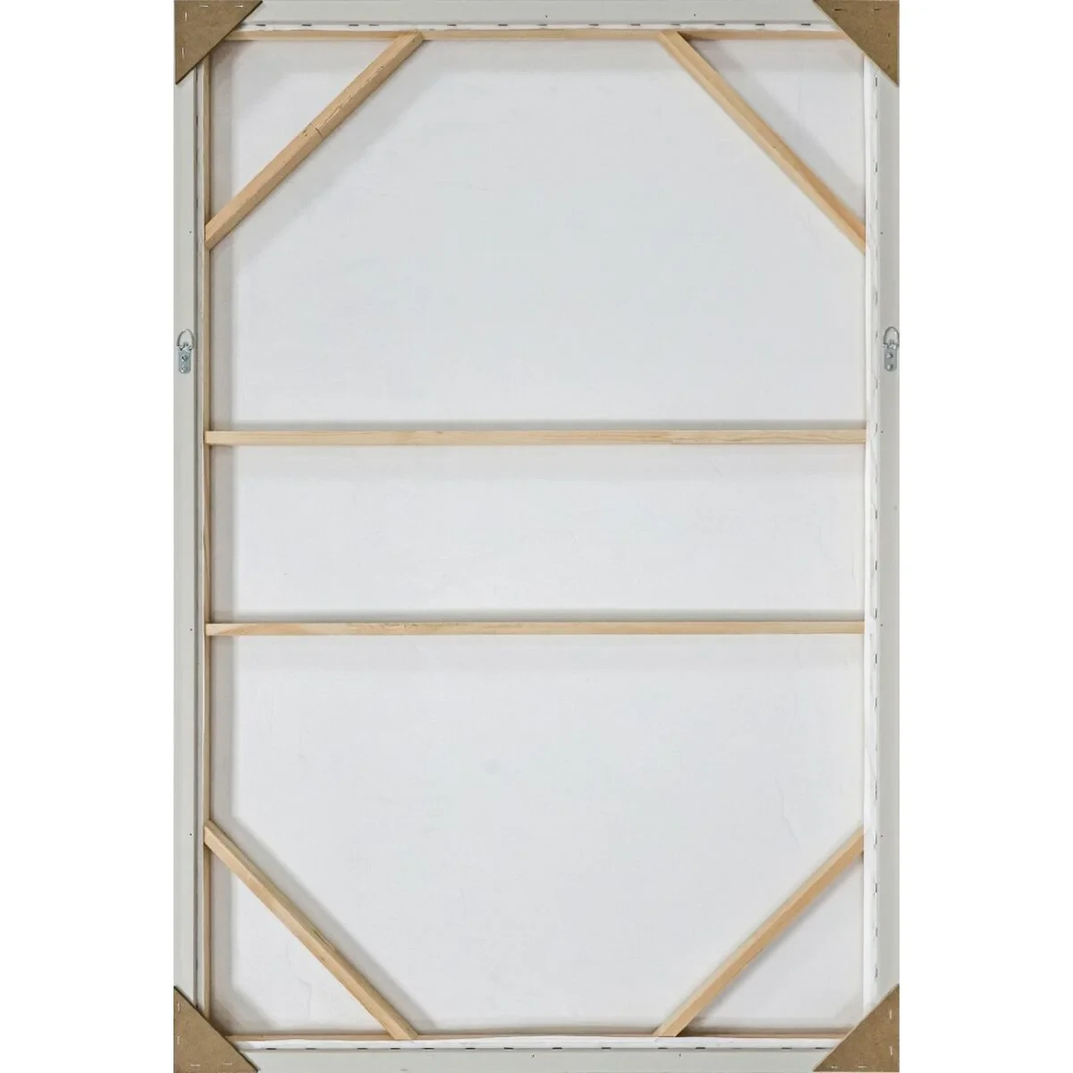 Lienzo Home ESPRIT Azul Blanco Moderno Urbano (2 Unidades)