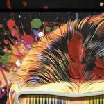 Cuadro con LED Home ESPRIT Negro Moderno 93 X 3 X 63 CM (2 Unidades)