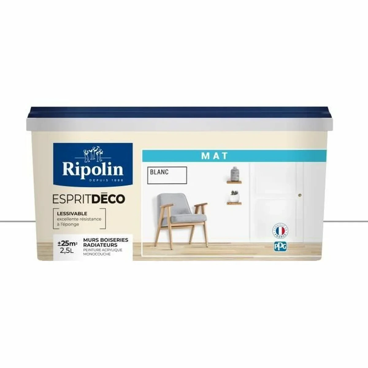 Pintura Ripolin Blanco 2,5 L