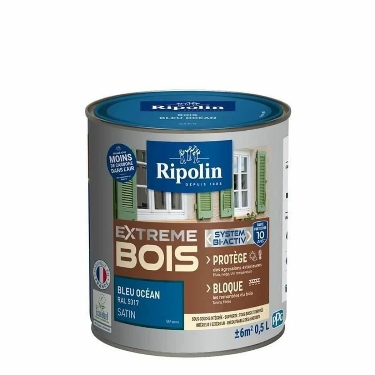 Pintura Ripolin Azul Satinado 500 ml