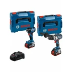 Atornillador eléctrico BOSCH GSR 18V-110C + GDR 18V-210C 18V
