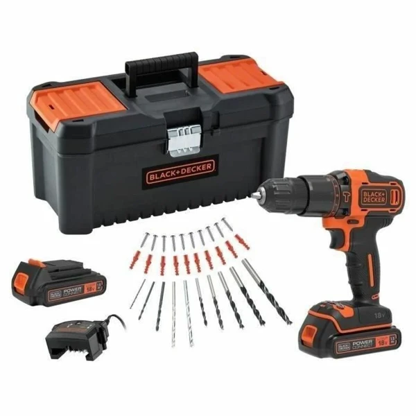 Atornillador eléctrico Black & Decker BDCHD18C2TA-QW 18V