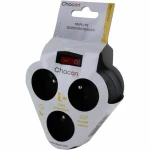 Regleta Enchufes 3 Tomas con Interruptor Chacon Dominó 3x16A