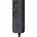 Regleta Enchufes 4 Tomas con interruptor QUARX (1,5 m)