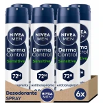 Desodorante en Spray Nivea DERMA CONTROL SENSITIVE 200 ml