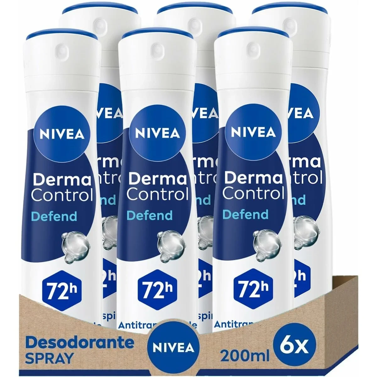 Desodorante en Spray Nivea DERMA CONTROL 200 ml