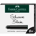 Recambio de tinta para pluma Faber-Castell Negro 6 Piezas (10 Unidades)