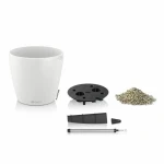 Maceta Lechuza Blanco Polipropileno Redondo