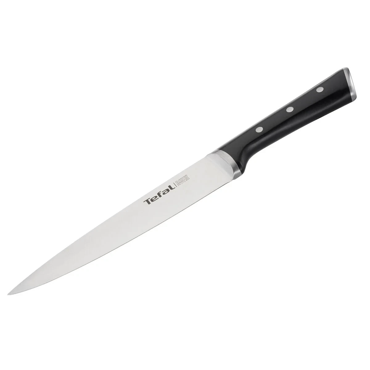 Cuchillo de Cocina Tefal K23207 Negro 7" Acero Inoxidable 20 cm