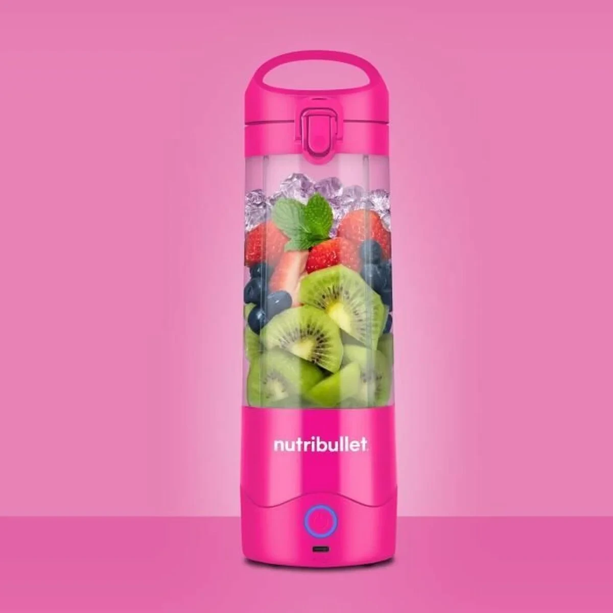 Batidora de Vaso Nutribullet Rosa 475 ml