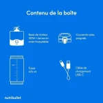 Batidora de Vaso Nutribullet Rosa 475 ml