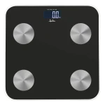 Báscula Digital de Baño JATA HBAS1155 Negro Vidrio Cristal Templado 180 kg