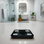 Báscula Digital de Baño JATA HBAS1155 Negro Vidrio Cristal Templado 180 kg