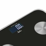 Báscula Digital de Baño JATA HBAS1155 Negro Vidrio Cristal Templado 180 kg