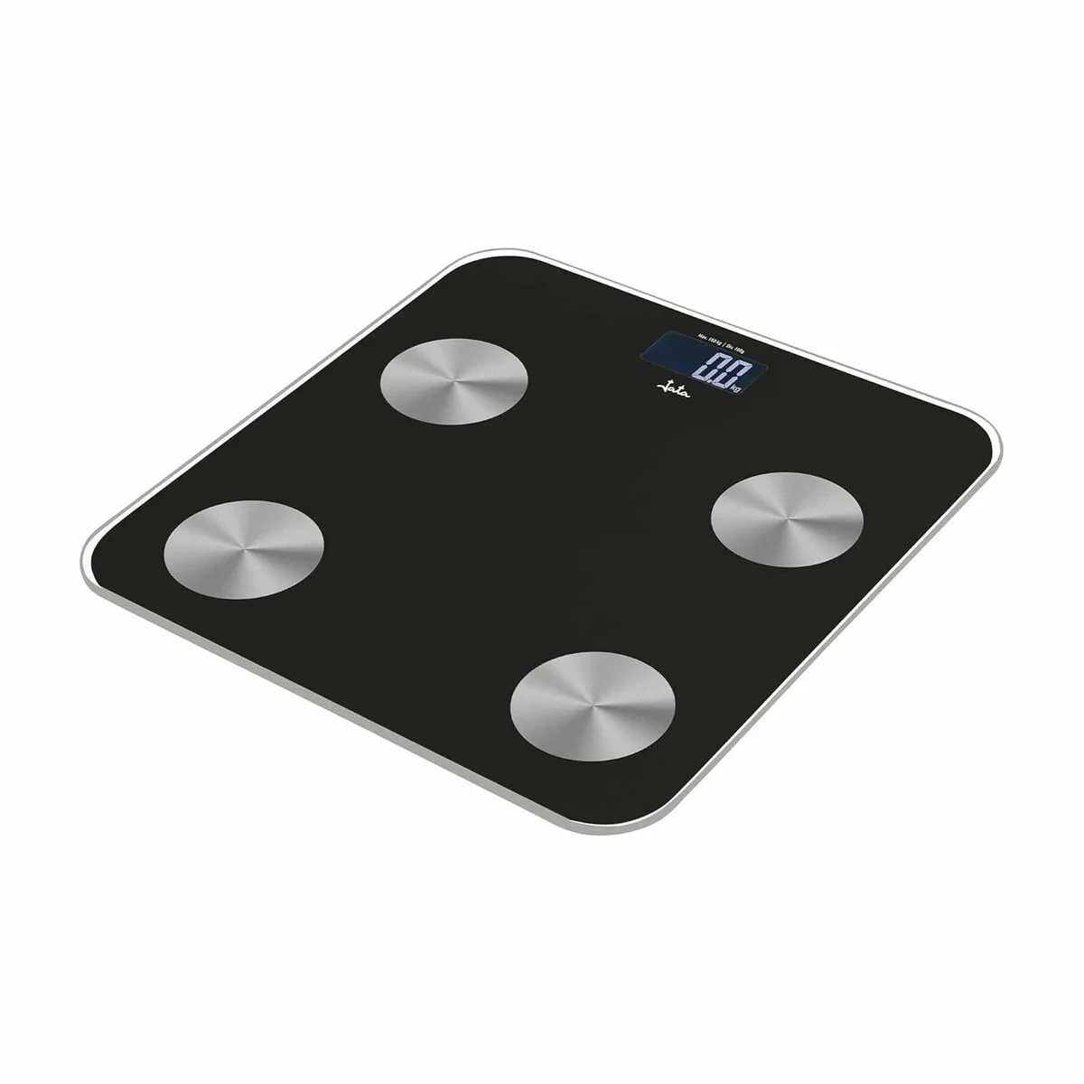 Báscula Digital de Baño JATA HBAS1155 Negro Vidrio Cristal Templado 180 kg