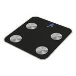 Báscula Digital de Baño JATA HBAS1155 Negro Vidrio Cristal Templado 180 kg