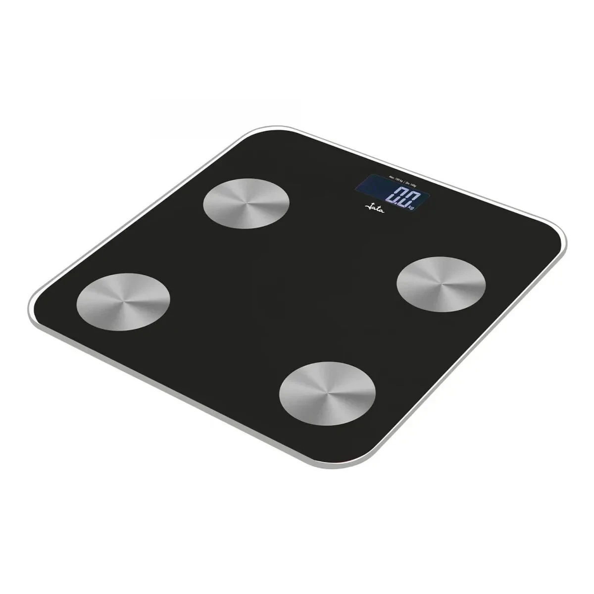 Báscula Digital de Baño JATA HBAS1155 Negro Vidrio Cristal Templado 180 kg