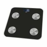 Báscula Digital de Baño JATA HBAS1155 Negro Vidrio Cristal Templado 180 kg