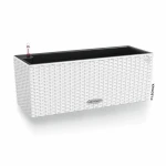 Maceta Lechuza Blanco Negro Polipropileno