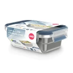 Fiambrera Tefal N11503 Azul Acero Inoxidable Rectangular 500 ml