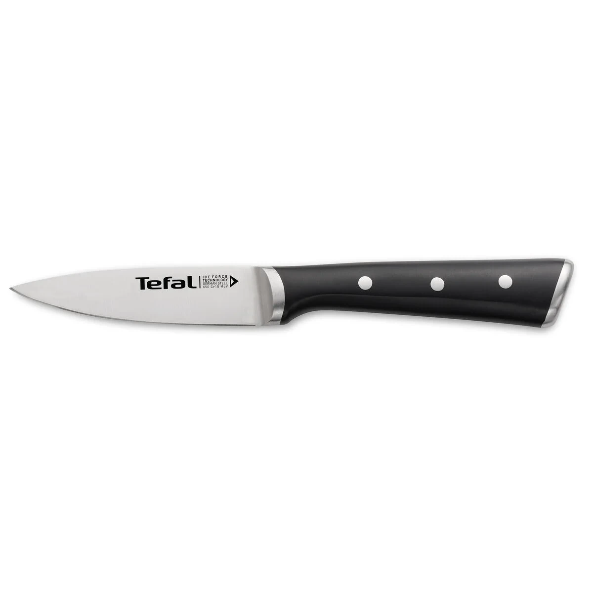 Cuchillo de Cocina Tefal K2320514 ICE FO Negro Acero Inoxidable 9 cm