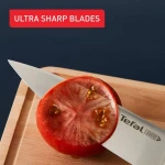 Cuchillo de Cocina Tefal K2320514 ICE FO Negro Acero Inoxidable 9 cm