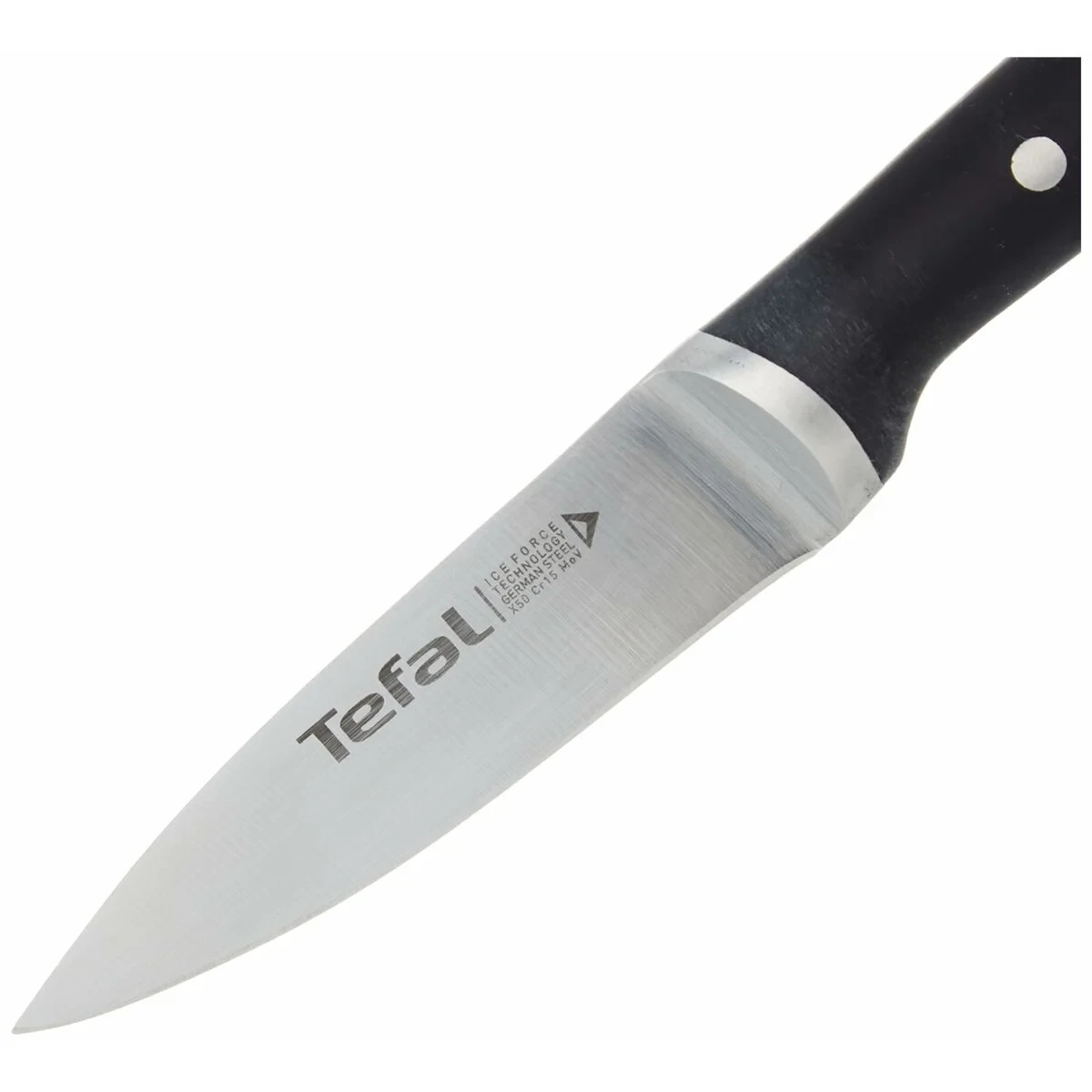 Cuchillo de Cocina Tefal K2320514 ICE FO Negro Acero Inoxidable 9 cm