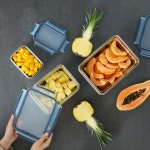 Fiambrera Tefal N11506 Plateado Acero Inoxidable Rectangular 2 L