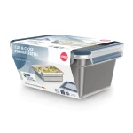 Fiambrera Tefal N11506 Plateado Acero Inoxidable Rectangular 2 L