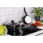 Olla con Tapa Fagor VIVANT 24 NEGRA Negro Aluminio 4,8 L
