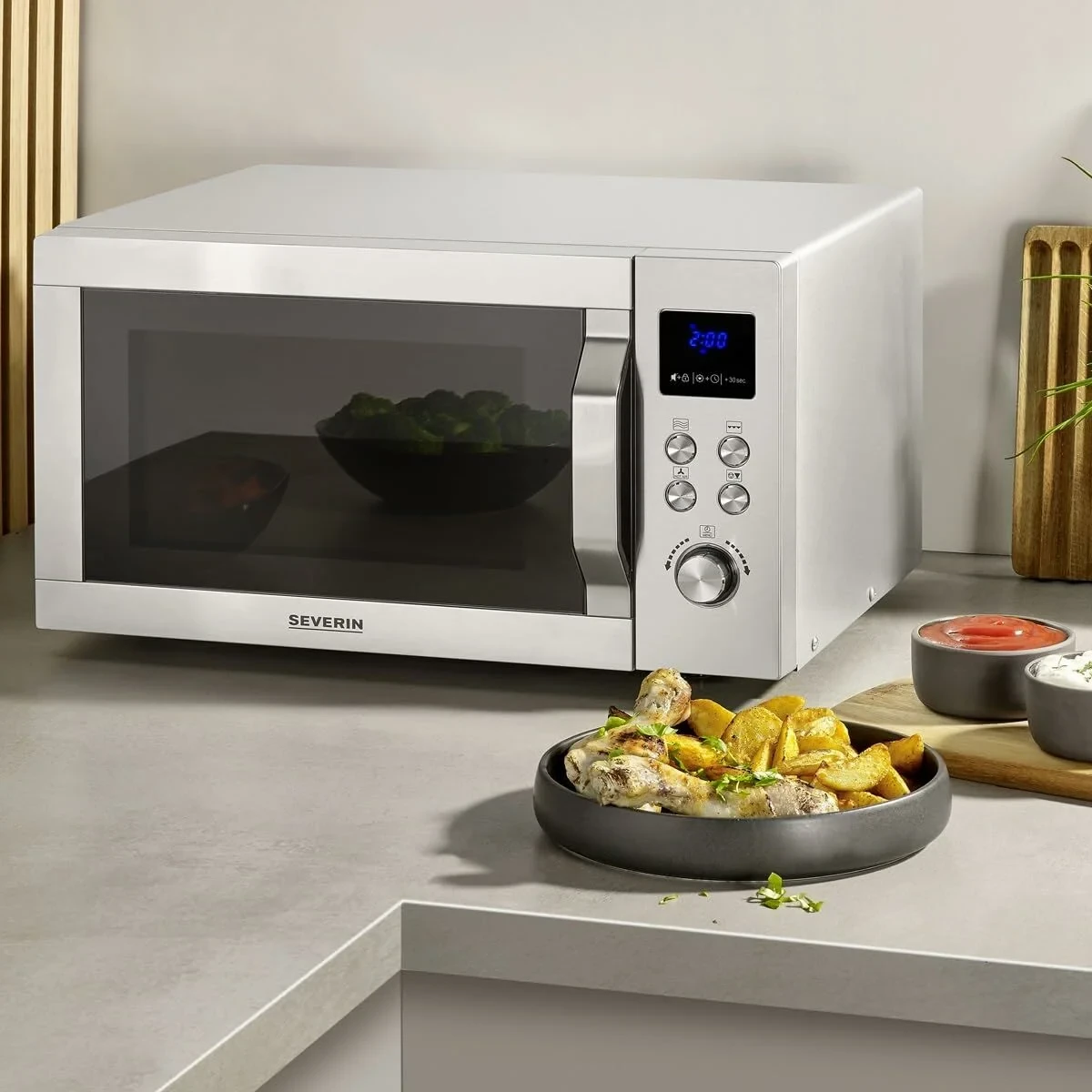 Microondas con Grill Severin 7918        25L