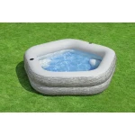 Bestway Piscina Hinchable Familiar 213x206x53 cm +6 Años Jardin 54423
