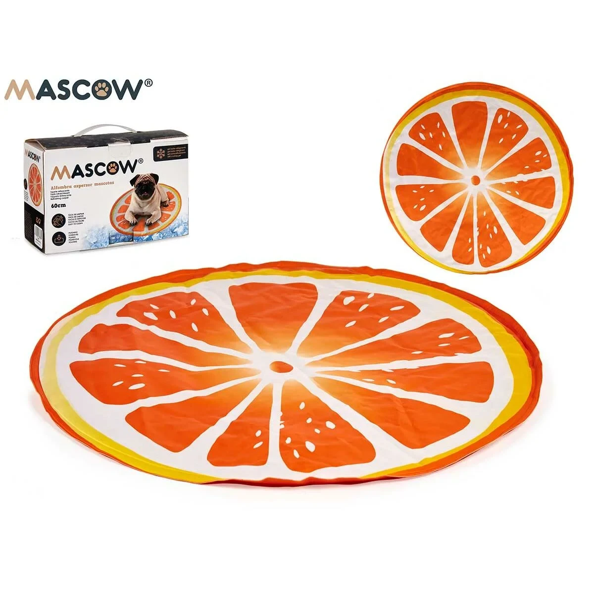 Esterilla Refrigerante para Mascotas Mascow TOY88521 Naranja (Reacondicionado A)